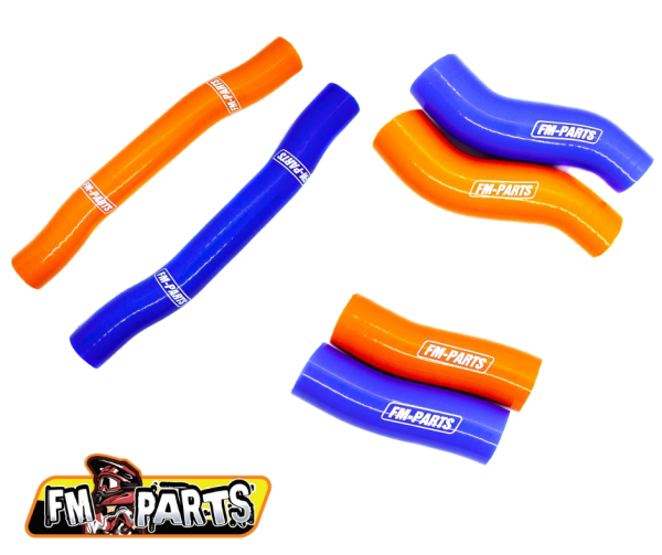Fm-Parts Kit Furtune Radiator Silicon KTM/Husqvarna 2020-2023 Orange