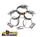 Fm-Parts Kit Furtune Radiator Silicon KTM/Husqvarna 2020-2023 Orange