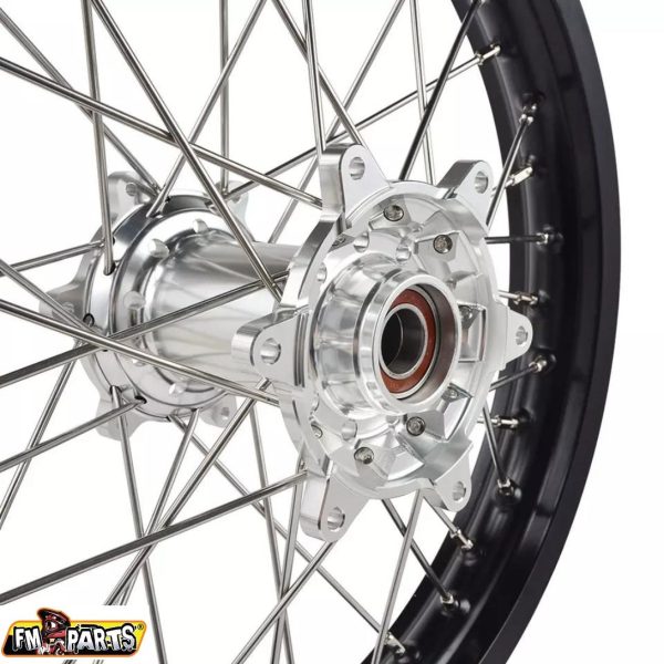 Fm-Parts Set Roti Fata-Spate 21''-18'' Ktm/Husqvarna/GasGas 2017-2023 Black