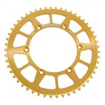 Pinion spate Kawasaki KX-F 250/450 '06-'20 Suzuki RM-Z 250 '04-'06 (52 dinti) JTR460.52 aluminiu GOLD Enduro Expert 46052RGEE