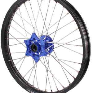 Roata fata enduro KTM/Husqvarna 21"x1.60 ax 22mm blue hub Enduro Expert SRE21BLEE