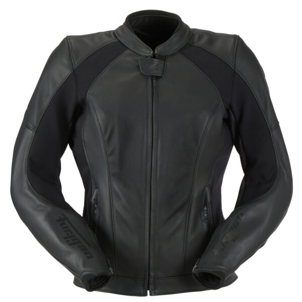 Geaca de piele LIVIA Negru negru