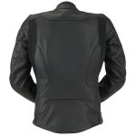 Geaca de piele LIVIA Negru negru