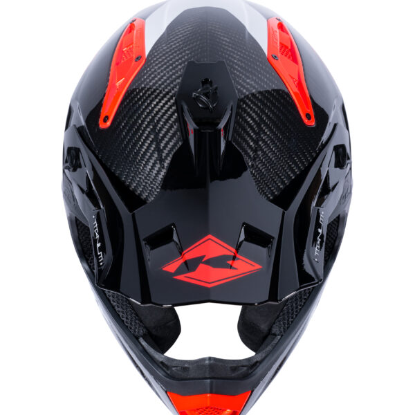 Kenny - Casca TITANIUM CARBON GRAPHIC RED
