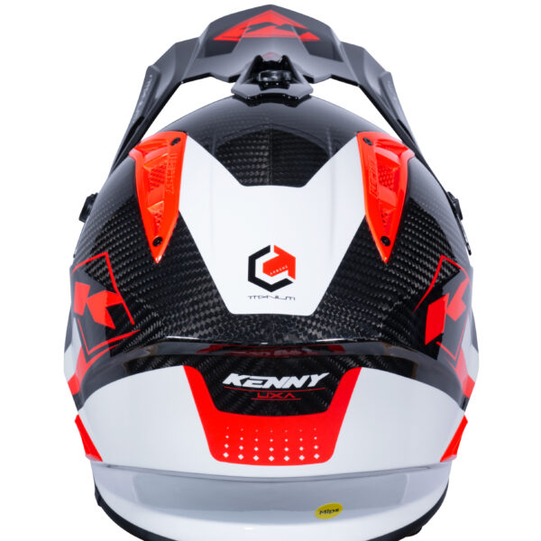 Kenny - Casca TITANIUM CARBON GRAPHIC RED