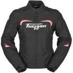Geaca moto dama CYANE, Furygan Negru alb rosu