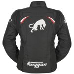 Geaca moto dama CYANE, Furygan Negru alb rosu