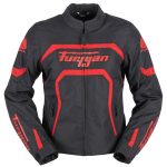 Geaca moto dama, MYSTIC EVO, Furygan Negru-rosu