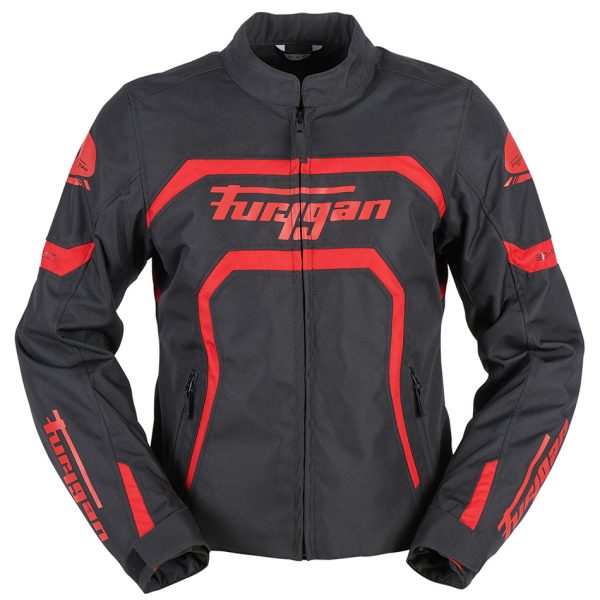 Geaca moto dama, MYSTIC EVO, Furygan Negru-rosu