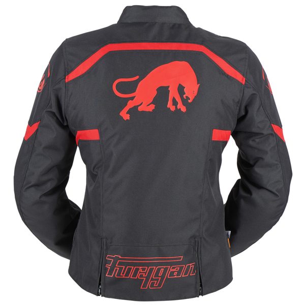 Geaca moto dama, MYSTIC EVO, Furygan Negru-rosu