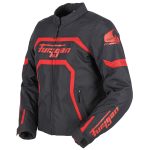 Geaca moto dama, MYSTIC EVO, Furygan Negru-rosu