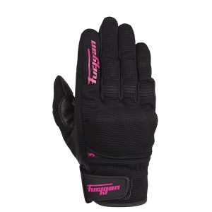 Manusi moto Dama JET LADY D3O, Furygan negru-roz