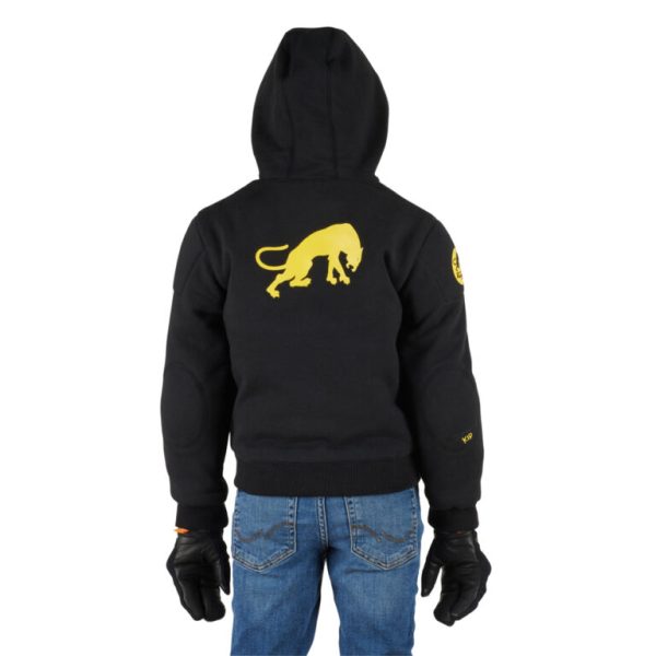 Geaca de copii LUXIO KID Black-Fluo yellow