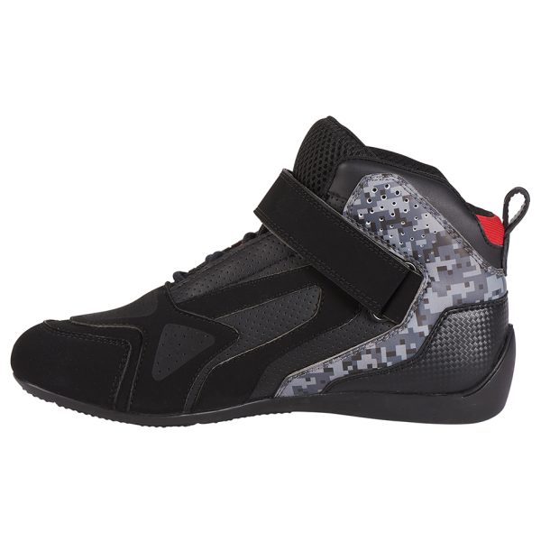 Pantofi moto de barbati V4 VENTED Black-pixel