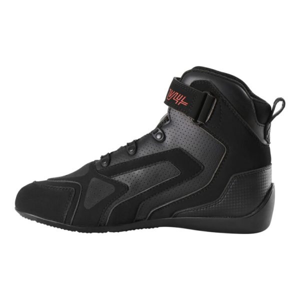 Pantofi moto de barbati V4 EASY D3O VENTED Black-red