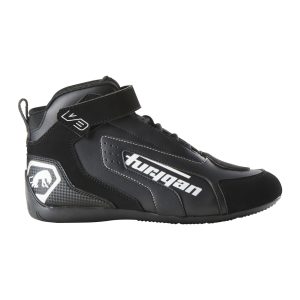 Pantofi moto de barbati V3 Black-white
