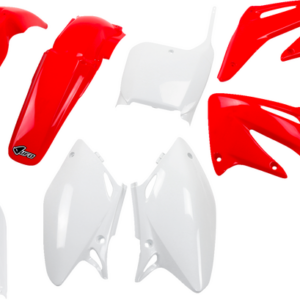 KIT PLASTICE HONDA CRF 4503 2002-3 / UFO ROSU ALB