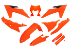 Kit Plastice KTM TBI 2T/4T 2023-24 UFO portocaliu fluo