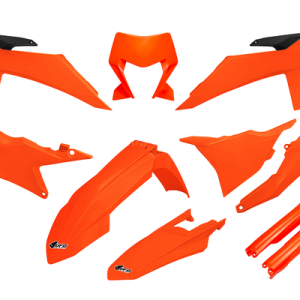 Kit Plastice KTM TBI 2T/4T 2023-24 UFO portocaliu fluo
