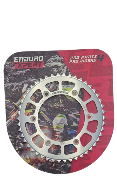 Pinion spate KTM / Husqvarna / Husaberg '90-'25 silver (51 dinti) JTR897.51 aluminiu Enduro Expert 89751RSEE
