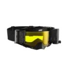 LEATT GOGGLE VELOCITY 6.5 ROLL-OFF BLACK/GREY YELLOW 70%