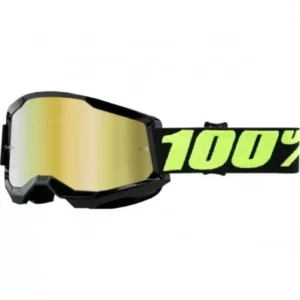 Ochelari - 100% STRATA 2 Goggle Upsol Mirror Gold Lens