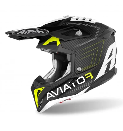 Casca - AIROH AIROH AVIATOR 3 PRIMAL YELLOW MATT 2021