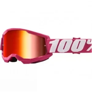 Ochelari - 100% STRATA 2 Goggle Fletcher Mirror Red Lens
