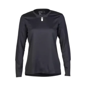 FOX W DEFEND LS JERSEY [BLK]