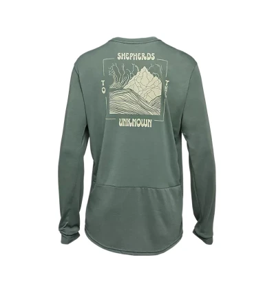 Tricou - FOX RANGER DR LS JERSEY SHEPHERDS [HUN GRN]