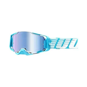 Ochelari - 100% ARMEGA Goggle Oversized Sky Mirror Blue Lens