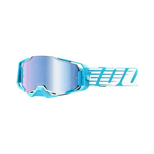 Ochelari - 100% ARMEGA Goggle Oversized Sky Mirror Blue Lens