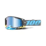 Ochelari - 100% OCHELARI 100% RACECRAFT 2 Goggle Trinidad Mirror Blue Lens