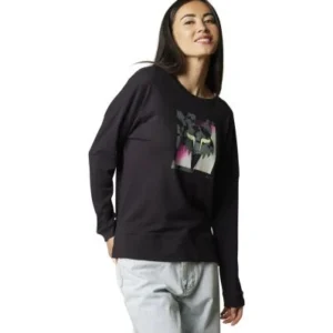 Hanorac - FOX DETONATE LS KNIT TOP [BLK]