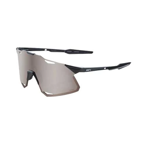 Ochelari 100% HYPERCRAFT - Gloss Black - HiPER Silver Mirror Lens
