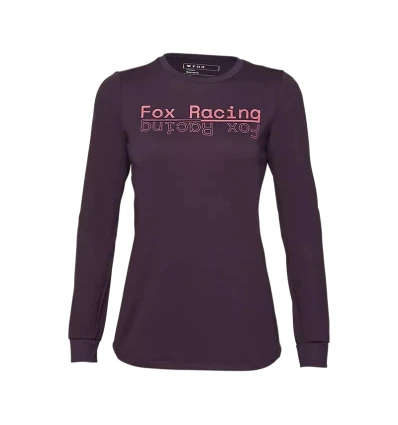 FOX W RANGER DR MD LS JERSEY [DRK PUR]