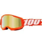 Ochelari - 100% STRATA 2 Goggle Orange Mirror Gold Lens