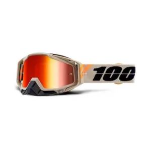 Ochelari - 100% OCHELARI 100% RACECRAFT Goggle Poliet – Mirror Red Lens