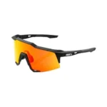 Ochelari 100% SPEEDCRAFT - Soft Tact Black - HiPER Red Multilayer Mirror Lens