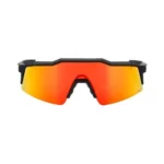 Ochelari 100% SPEEDCRAFT - Soft Tact Black - HiPER Red Multilayer Mirror Lens
