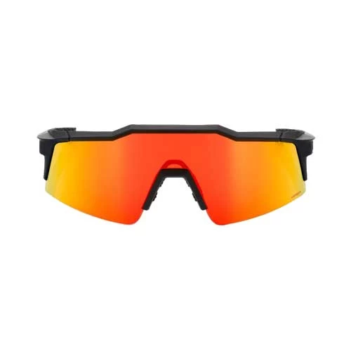 Ochelari 100% SPEEDCRAFT - Soft Tact Black - HiPER Red Multilayer Mirror Lens