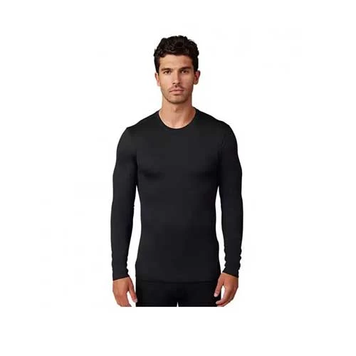 Tricou - FOX MTB TECBASE FIRE LS SHIRT [BLK]