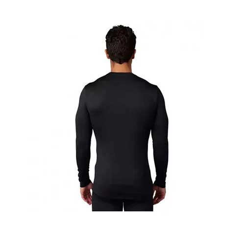 Tricou - FOX MTB TECBASE FIRE LS SHIRT [BLK]