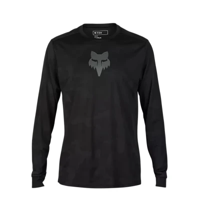 Tricou - FOX RANGER TRU DRI LS JERSEY [BLK]