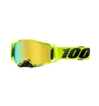 100% OCHELARI 100% ARMEGA Goggle Nuclear Citrus - Gold Mirror Lens