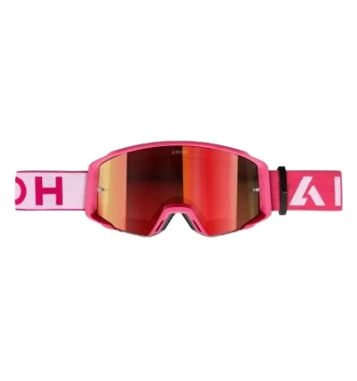 AIROH GOGGLE BLAST XR1 PINK MATT CAT S1 RED MIRRORED