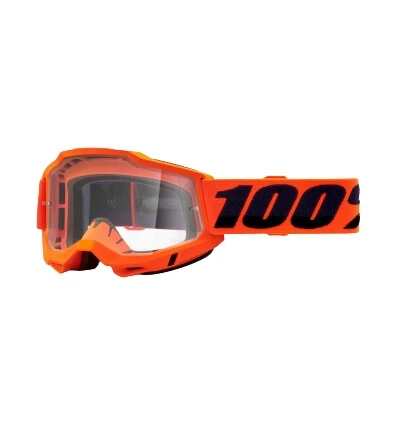 100% GOGGLE 100%  ACCURI GOGGLE ORANGE CLEAR LENS