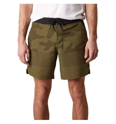 Pantaloni scurti - FOX ESSEX VOLLEY CAMO SHORT [OLV GRN]
