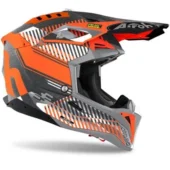 Casca - AIROH AVIATOR 3  WAVE ORANGE CHROME 2021