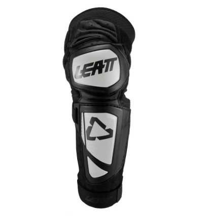 Genunchiera - LEATT KNEE & SHIN GUARD EXT WHITE/BLACK